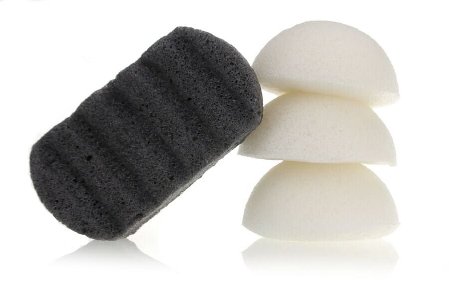Body Konjac Sponge Bamboo Charcoal