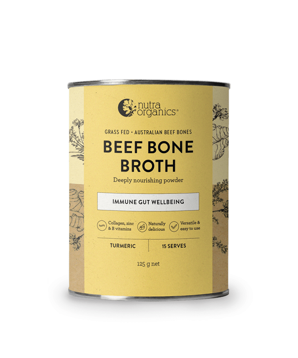 Nutra Organics Beef Bone Broth - Turmeric