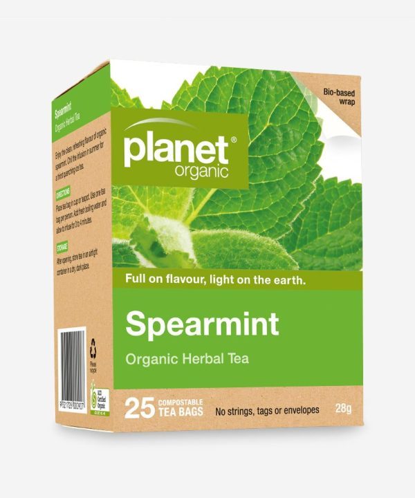 Planet Organic Spearmint Tea - Bags