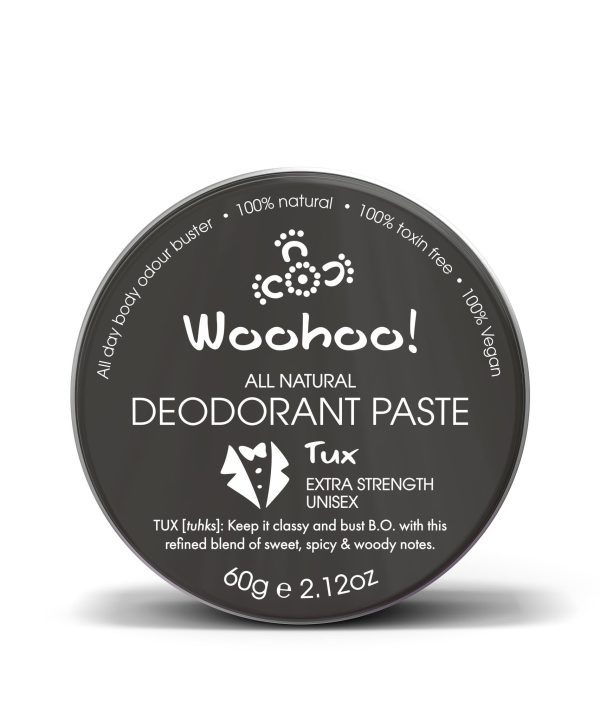 Woohoo! All Natural Deodorant Paste - Tux (extra strength)