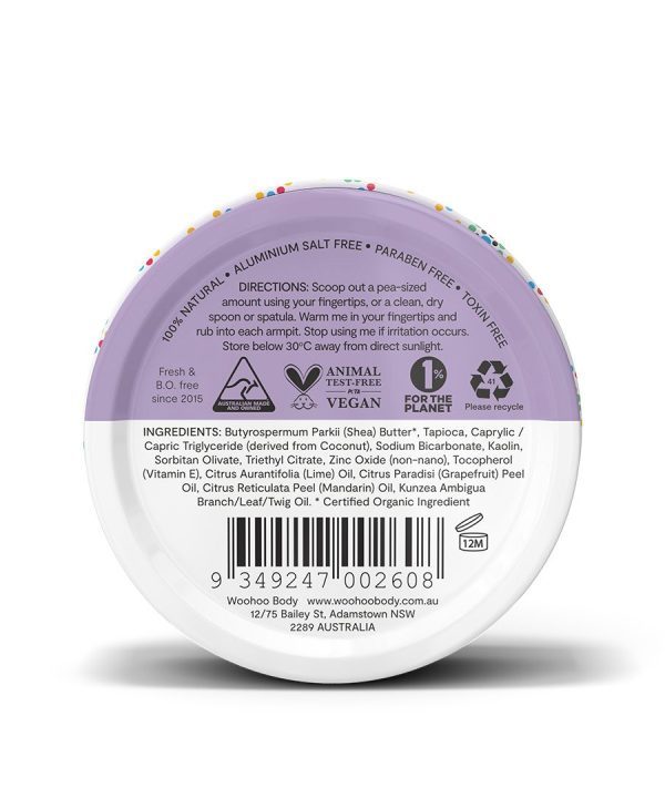 Alternative view of Woohoo! All Natural Deodorant Paste - Pop (extra strength)